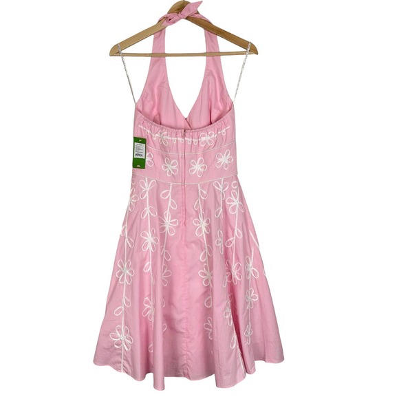 Lilly Pulitzer NWT Willa Garden Dress Embroidery Shell Pink Size 2 - Picture 4 of 14